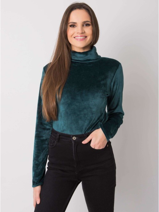 Bluzka-LK-BZ-508410.07P-ciemny zielony Bluzka-LK-BZ-508410.07P-ciemny zielony