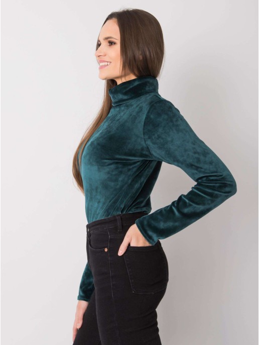 Bluzka-LK-BZ-508410.07P-ciemny zielony Bluzka-LK-BZ-508410.07P-ciemny zielony