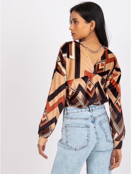 Bluzka-DHJ-BZ-6550-4.40-czarno-beżowy