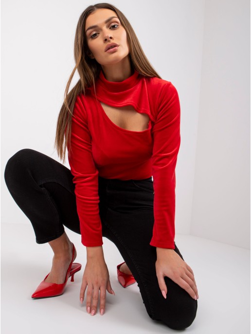 Bluzka-DHJ-BZ-6561.09P-czerwony Bluzka-DHJ-BZ-6561.09P-czerwony