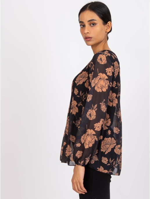 Bluzka-DHJ-BZ-8643-1.37P-camelowy Bluzka-DHJ-BZ-8643-1.37P-camelowy