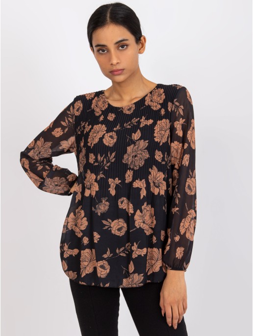Bluzka-DHJ-BZ-8643-1.37P-camelowy Bluzka-DHJ-BZ-8643-1.37P-camelowy