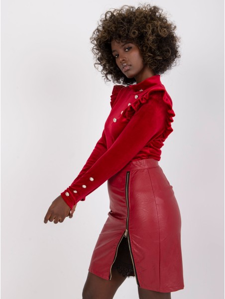 Bluzka-DHJ-BZ-6533A.44P-bordowy