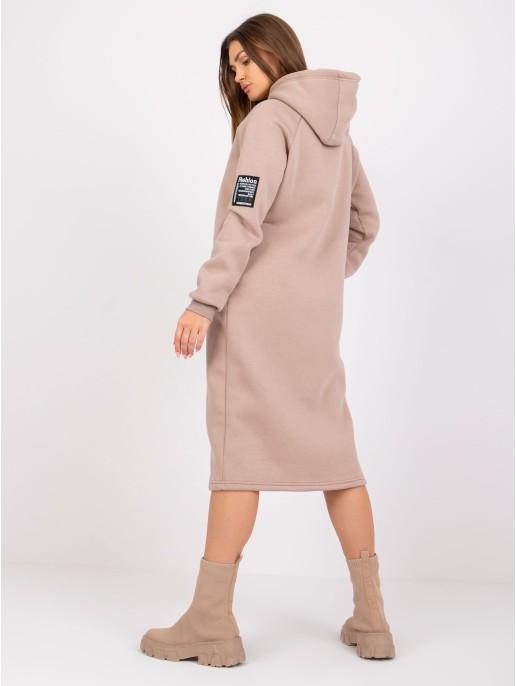 Suknelė-RV-SK-7463.24X-smėlio spalvos Suknelė-RV-SK-7463.24X-smėlio spalvos