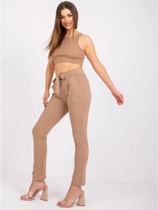 Spodnie dresowe-RV-DR-7459.01X-jasny brązowy Spodnie dresowe-RV-DR-7459.01X-jasny brązowy