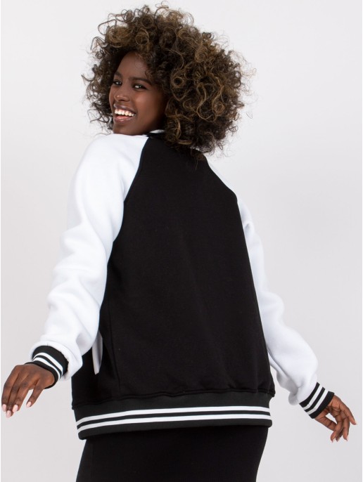 Bluza-RV-BL-7351.28X-czarno-biały Bluza-RV-BL-7351.28X-czarno-biały