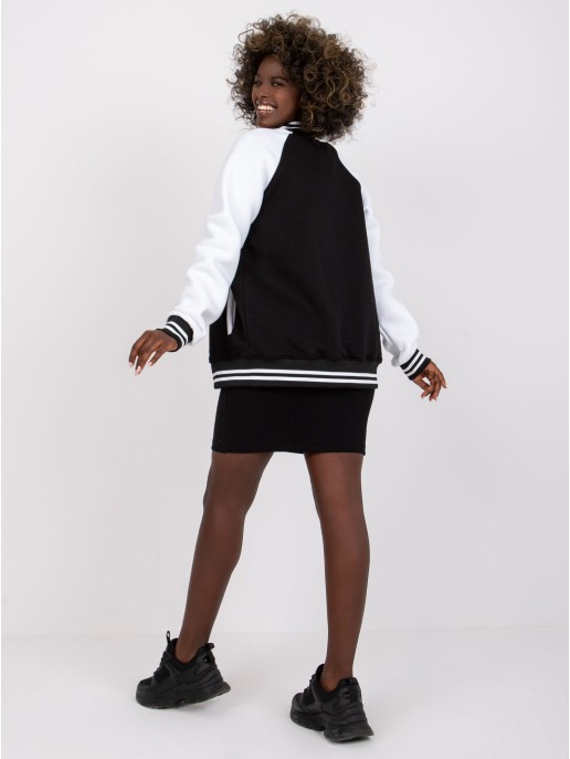 Bluza-RV-BL-7351.28X-czarno-biały Bluza-RV-BL-7351.28X-czarno-biały