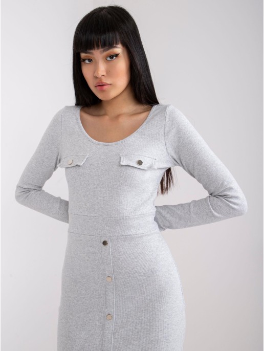 Sukienka-RV-SK-7437.67-jasny szary Sukienka-RV-SK-7437.67-jasny szary