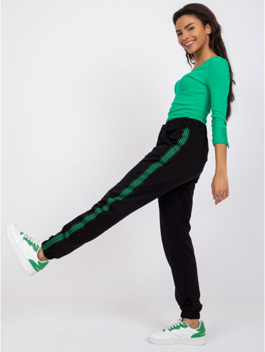 Spodnie dresowe-RV-DR-7456.14P-czarny Spodnie dresowe-RV-DR-7456.14P-czarny