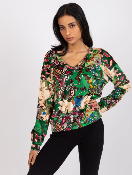 Bluzka-DHJ-BZ-6550-3.14P-zielony Bluzka-DHJ-BZ-6550-3.14P-zielony