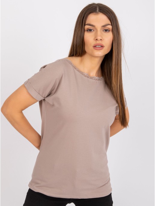 Bluzka-RV-BZ-7544.00-ciemny bezowy Bluzka-RV-BZ-7544.00-ciemny bezowy