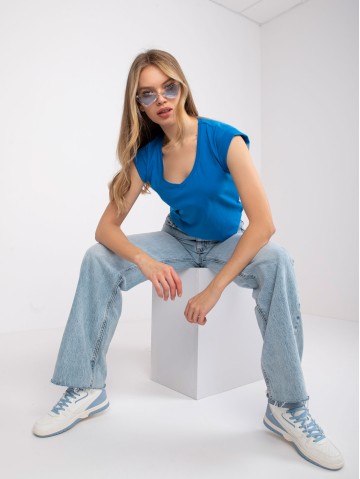 T-shirt-RV-TS-7543.12X-ciemny niebieski