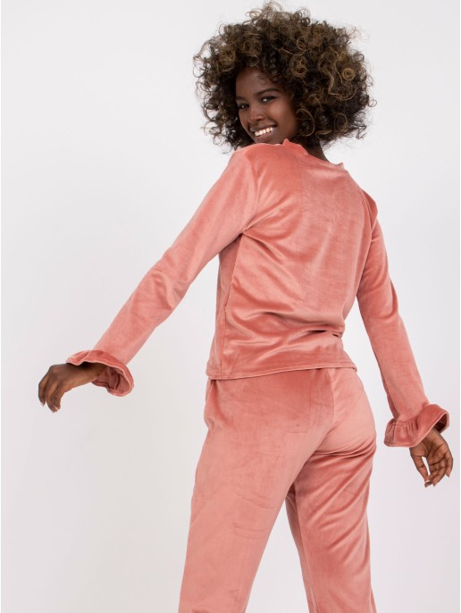 Piżama-RV-PI-7394.23X-ciemny różowy