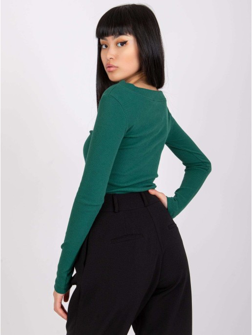Bluzka-RV-BZ-7439.18-ciemny zielony Bluzka-RV-BZ-7439.18-ciemny zielony
