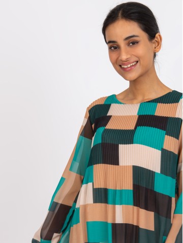 Bluzka-DHJ-BZ-8643.38P-ciemny zielony 2