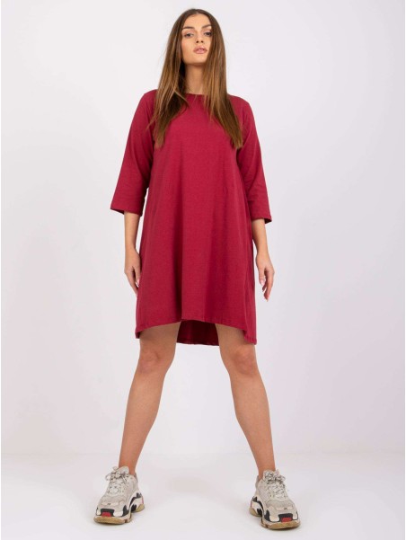 Sukienka-RV-SK-7321.70-bordowy