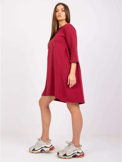 Sukienka-RV-SK-7321.70-bordowy