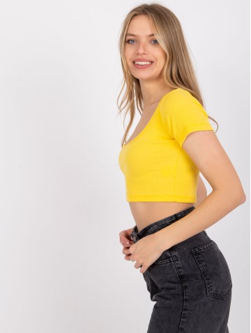 T-shirt-RV-TS-7537.52-żółty 2