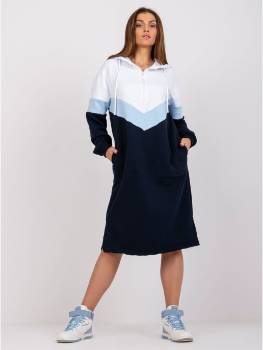 Suknelė-RV-SK-7462.00-balta-mėlyna Suknelė-RV-SK-7462.00-balta-mėlyna