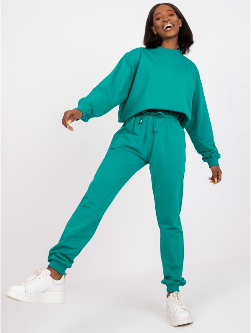 Spodnie dresowe-AP-DR-A-003-ciemny zielony Spodnie dresowe-AP-DR-A-003-ciemny zielony