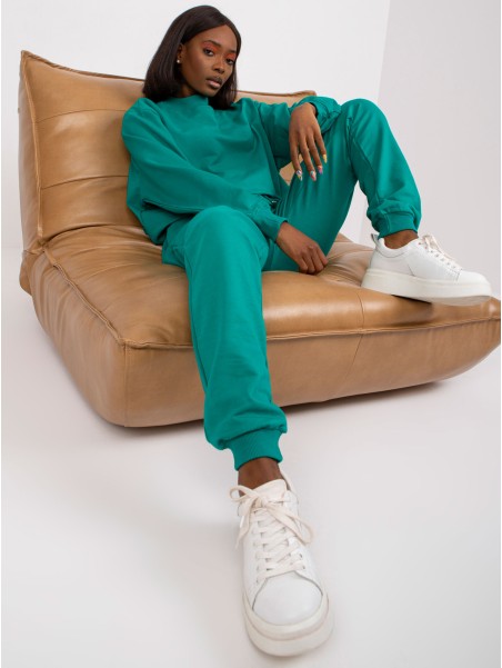 Spodnie dresowe-AP-DR-A-003-ciemny zielony