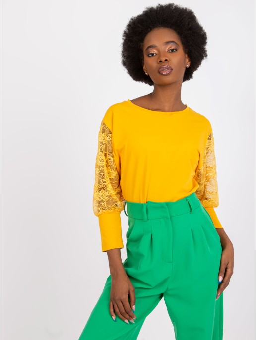 Bluzka-RV-BZ-7551.19-jasny pomarańczowy Bluzka-RV-BZ-7551.19-jasny pomarańczowy