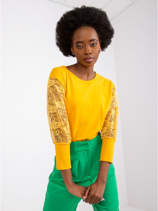 Bluzka-RV-BZ-7551.19-jasny pomarańczowy Bluzka-RV-BZ-7551.19-jasny pomarańczowy