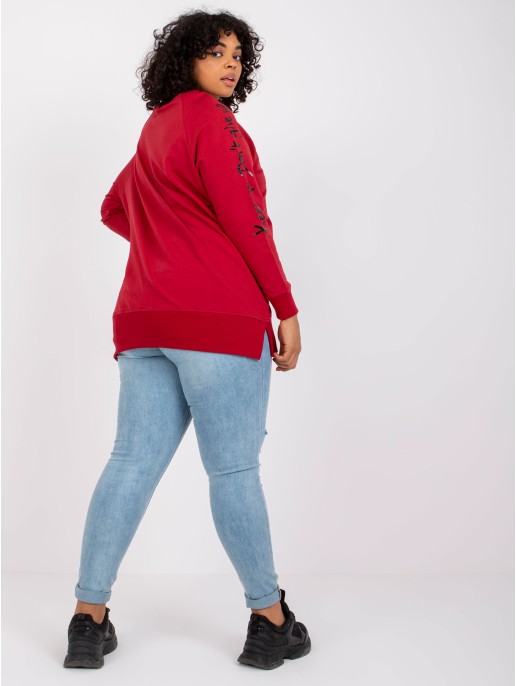 Tunika-RV-TU-7158.76P-tamsiai raudona Tunika-RV-TU-7158.76P-tamsiai raudona