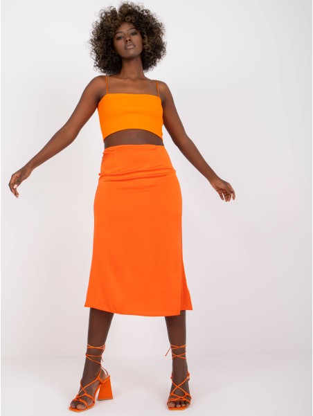 Spódnica-WN-SD-1702.21-pomarańczowy