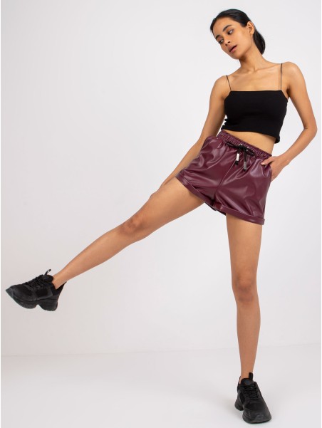 Szorty-CHA-SN-1230.20-bordowy