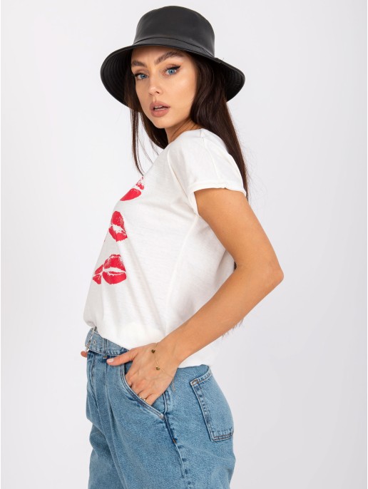 Marškinėliai-TW-TS-1005-15.29P-ecru Marškinėliai-TW-TS-1005-15.29P-ecru