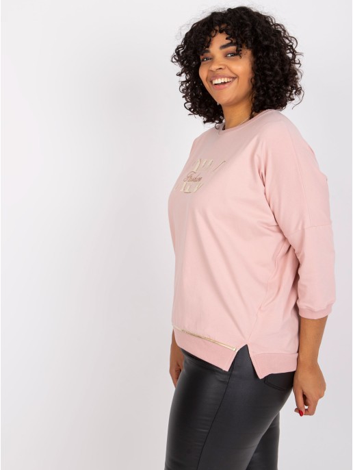Bluzka-RV-BZ-7504.81P-jasny różowy Bluzka-RV-BZ-7504.81P-jasny różowy