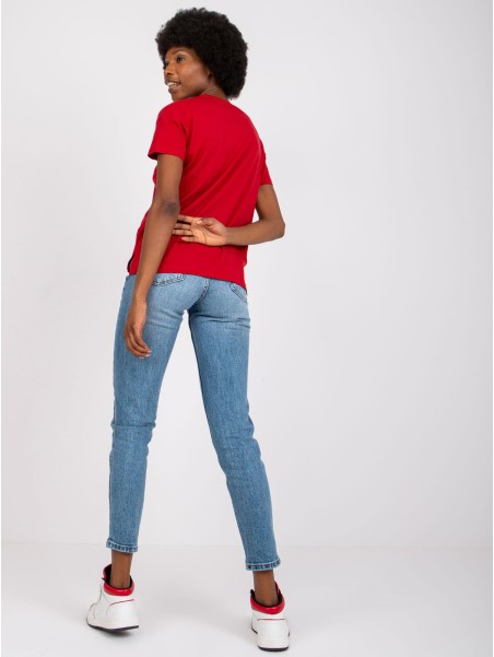 T-shirt-TW-TS-1004.24X-ciemny czerwony