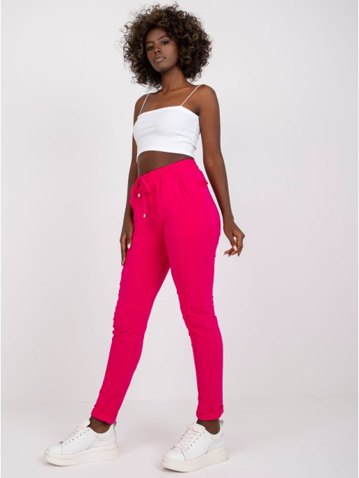 Spodnie dresowe-RV-DR-3589.05X-fuksjowy Spodnie dresowe-RV-DR-3589.05X-fuksjowy
