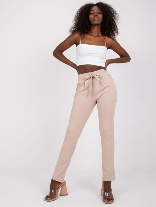 Spodnie dresowe-RV-DR-7459.01X-beżowy Spodnie dresowe-RV-DR-7459.01X-beżowy