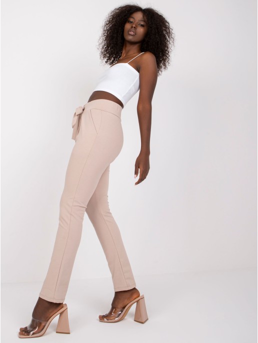 Spodnie dresowe-RV-DR-7459.01X-beżowy Spodnie dresowe-RV-DR-7459.01X-beżowy