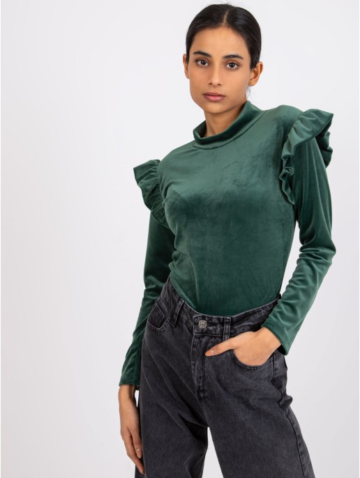 Bluzka-DHJ-BZ-6533B.85-ciemny zielony