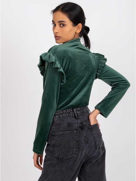 Bluzka-DHJ-BZ-6533B.85-ciemny zielony