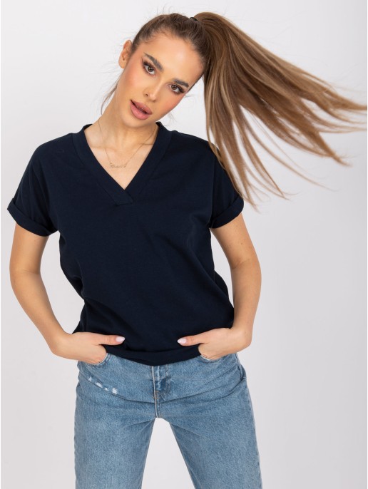 T-shirt-RV-TS-7666.19-granatowy T-shirt-RV-TS-7666.19-granatowy