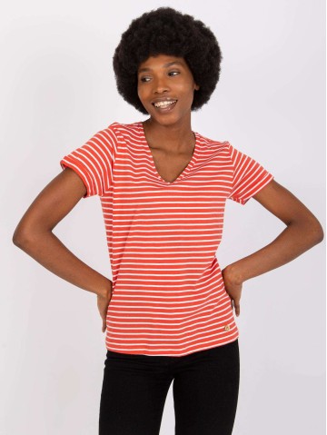 T-shirt-D16054M02431A-ciemny pomarańczowy 2