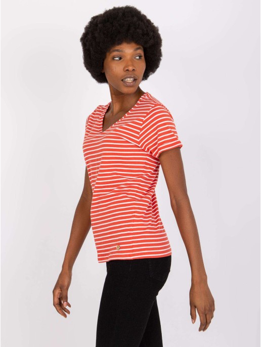 T-shirt-D16054M02431A-ciemny pomarańczowy T-shirt-D16054M02431A-ciemny pomarańczowy