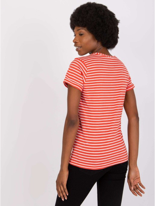 T-shirt-D16054M02431A-ciemny pomarańczowy T-shirt-D16054M02431A-ciemny pomarańczowy