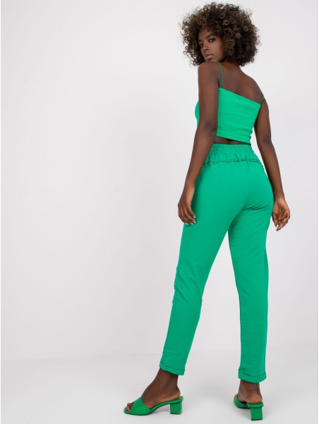 Spodnie dresowe-RV-DR-3589.06X-zielony