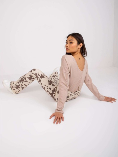 Bluzka-RV-BZ-5890.10-ciemny bezowy