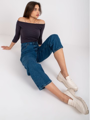 Spodnie jeans-RO-SP-2503.64-ciemny niebieski 2