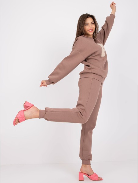 Laisvalaikio kostiumas-EM-KMPL-U660.03-rudas