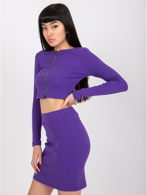 Laisvalaikio kostiumas-RV-KMPL-7526.03-tamsiai violetinis