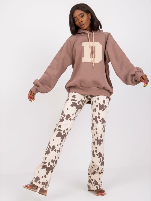 Bluza-EM-BL-651/D.29X-brązowy Bluza-EM-BL-651/D.29X-brązowy