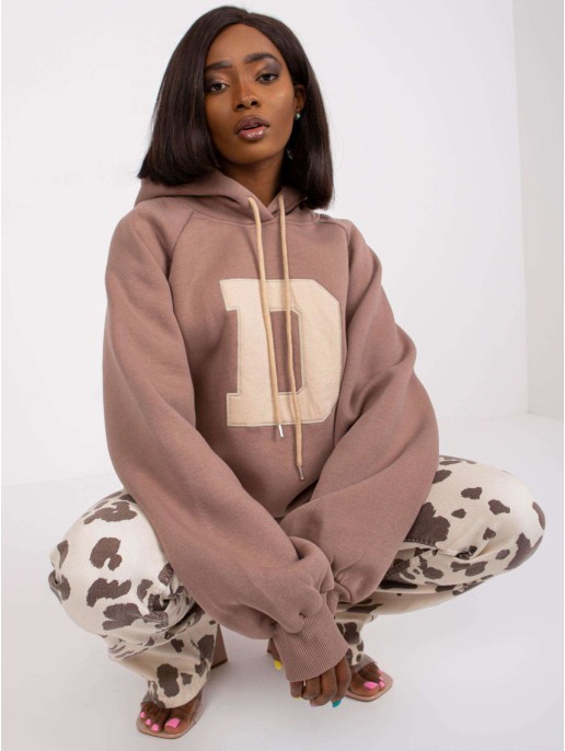 Bluza-EM-BL-651/D.29X-brązowy Bluza-EM-BL-651/D.29X-brązowy