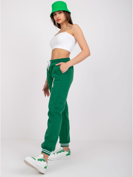 Spodnie dresowe-EM-DR-712-1.66P-ciemny zielony Spodnie dresowe-EM-DR-712-1.66P-ciemny zielony